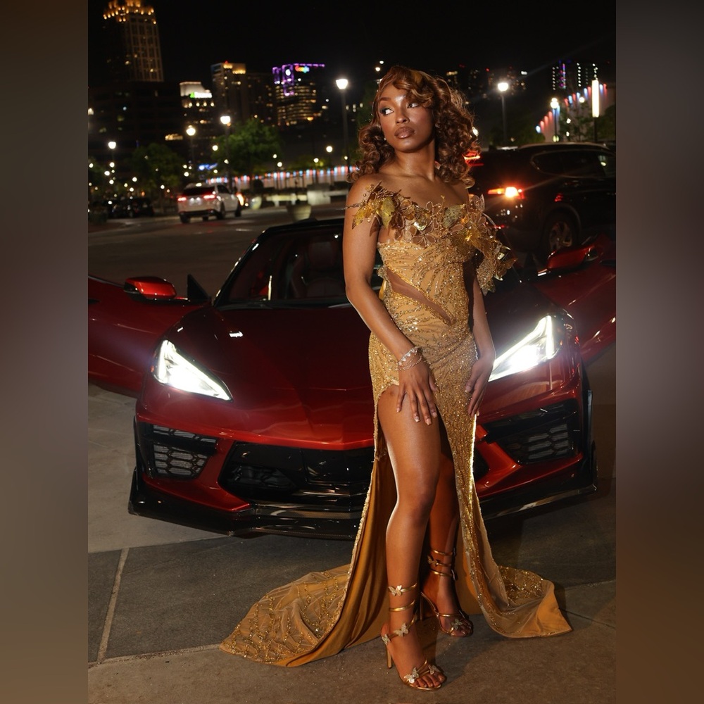 Gold Prom Gown